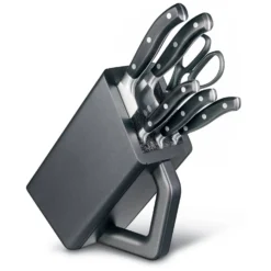 Μπλοκ μαύρο με ίνες 6 μαχαιριών Grand Maitre VICTORINOX